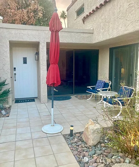 Front patio.