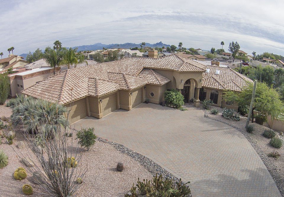 Exterior Front, Aerial View
