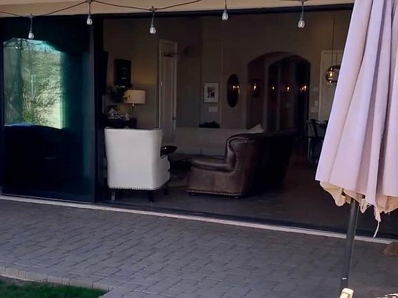 Indoor/Outdoor living with large slider