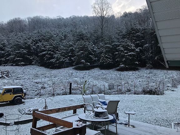 View from the side deck