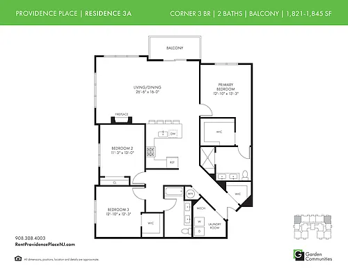 Floor plan 3A