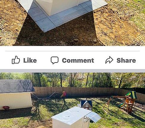 Storm shelter, &storage shed