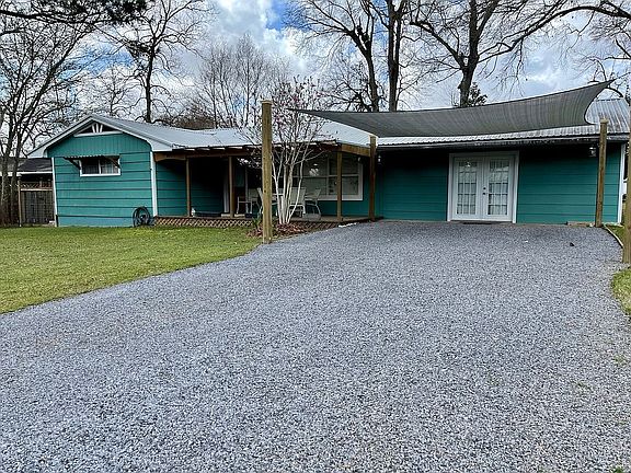 Front view from end of drive