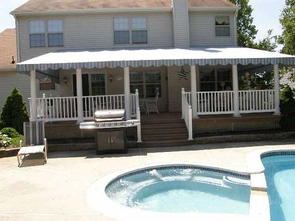 Back Deck with awning