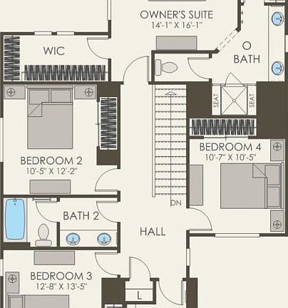 Second Floor 4 br 2.5 ba