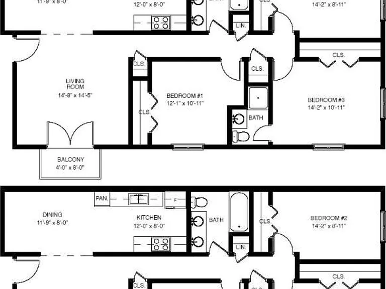 3 bed with or without balcony 3 bed with or without balcony