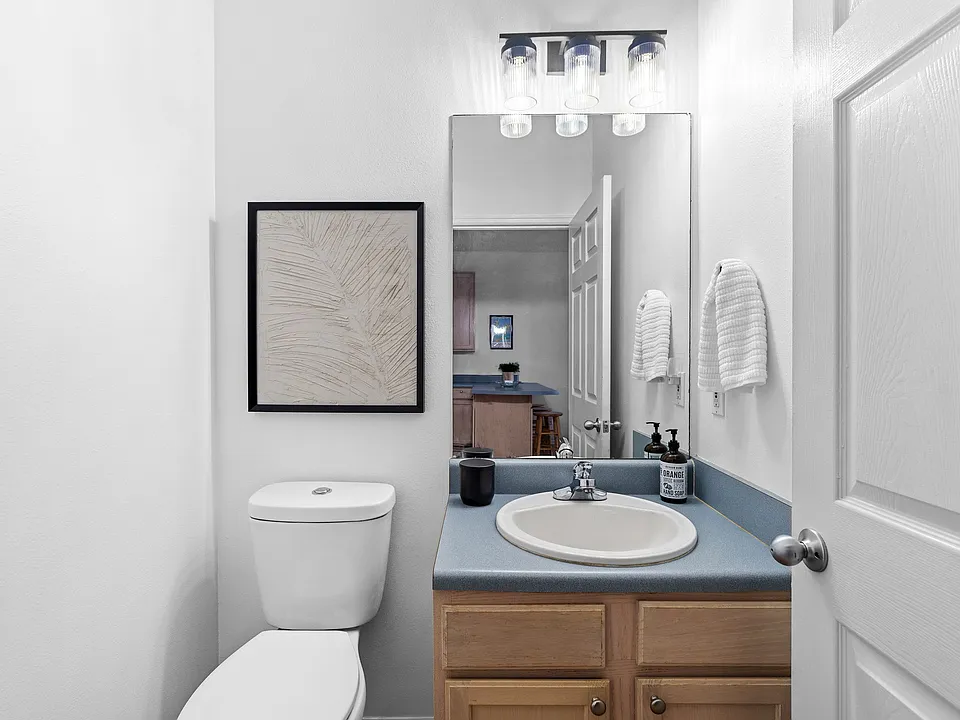 Half bath on the main level
