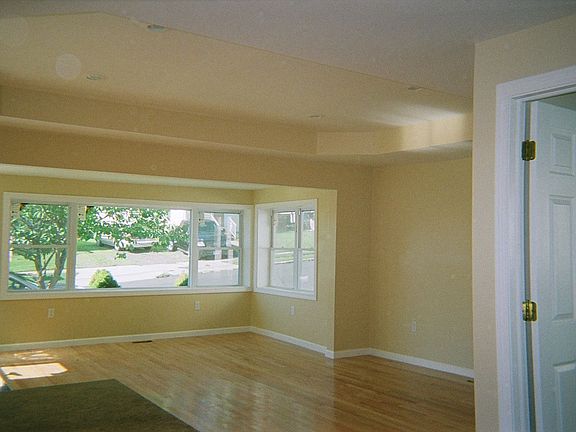 from kitchen to front window