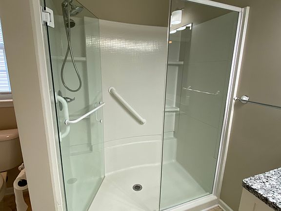 Master bath walk-in shower