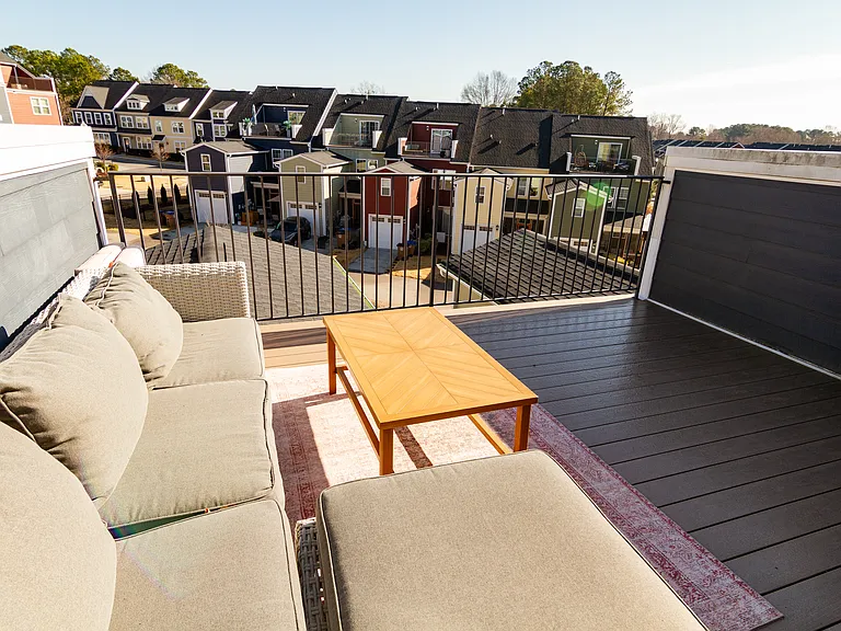3rd floor terrace. Perfect for watching the sunrise and also chilling in the afternoons when the sun goes down.
