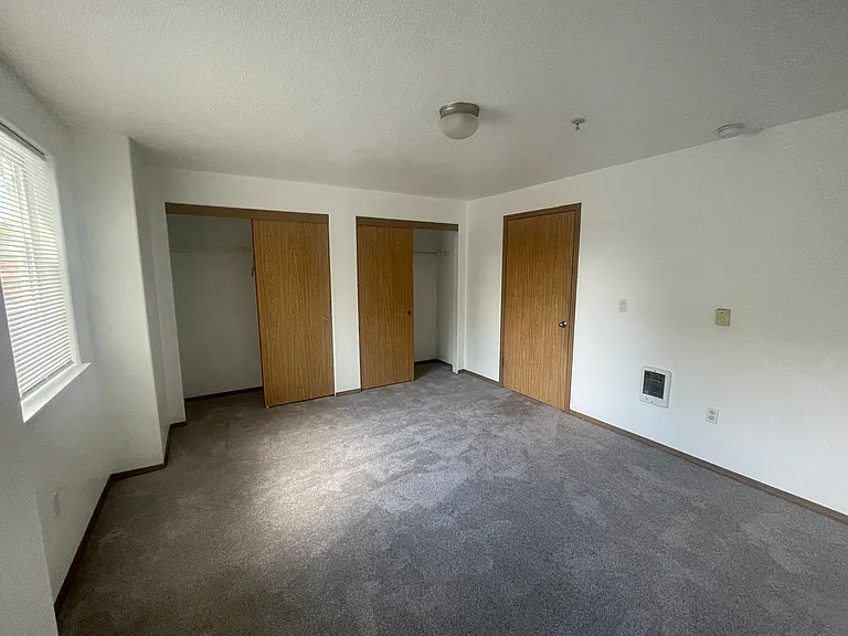 Bedroom and closets