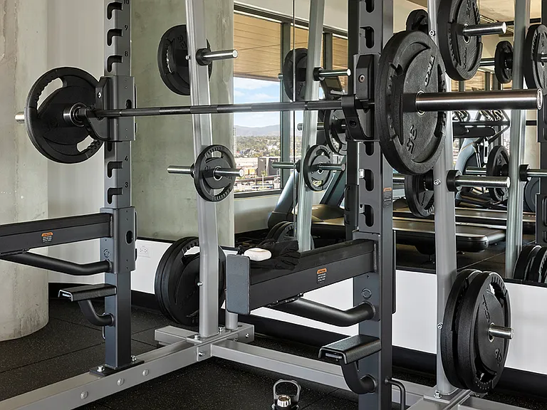 Squat rack to build those quads