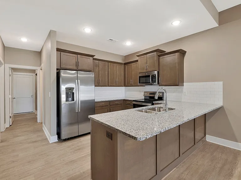 Large kitchen with tons of cabinet space!