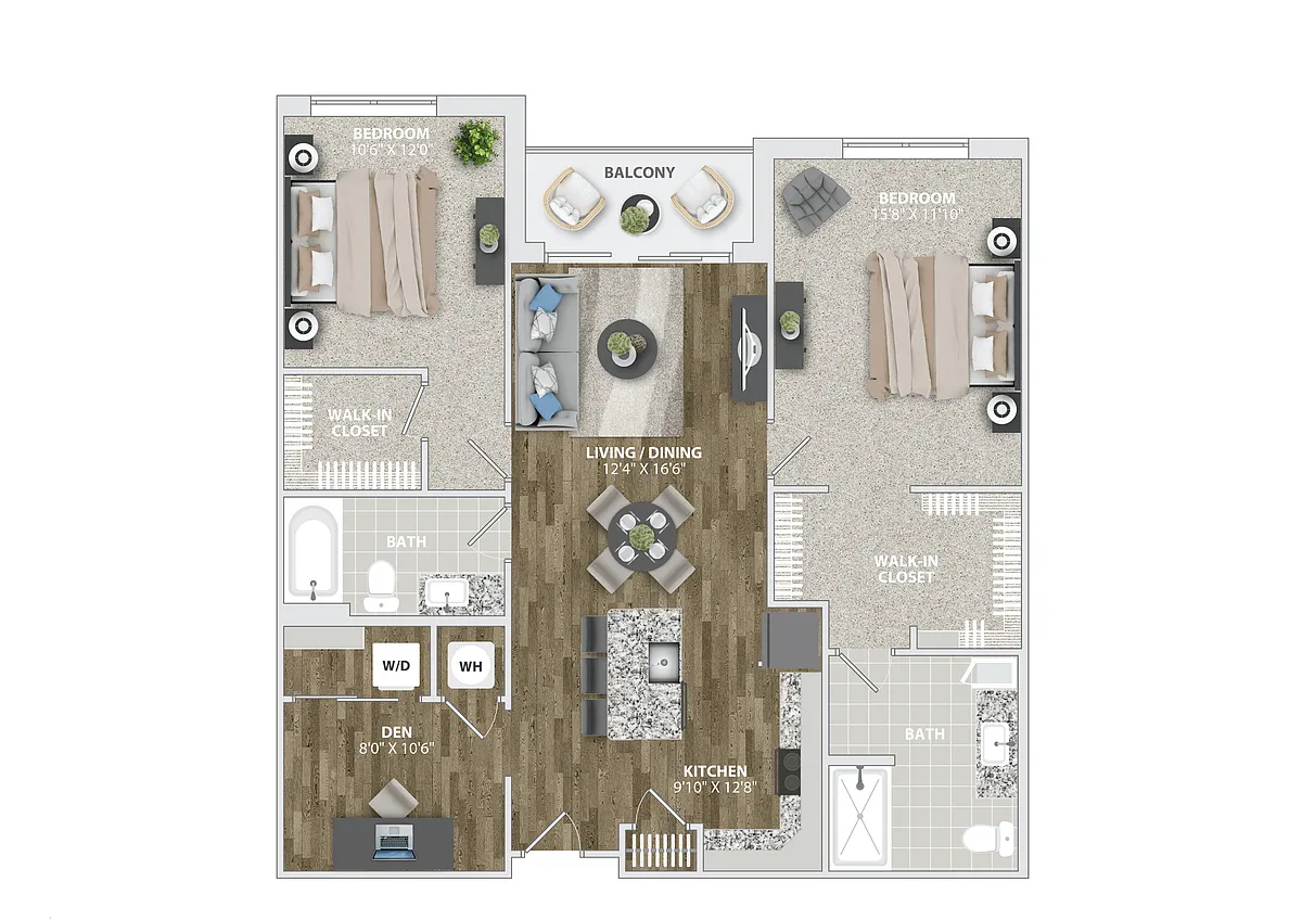 Floor plan B1 DEN