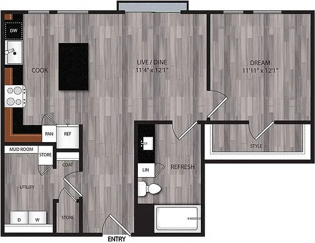 Floor plan A8