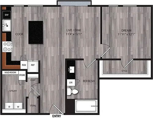 Floor plan A8