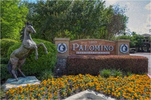 Palomino - Main ID sign - Palomino Apartments Homes