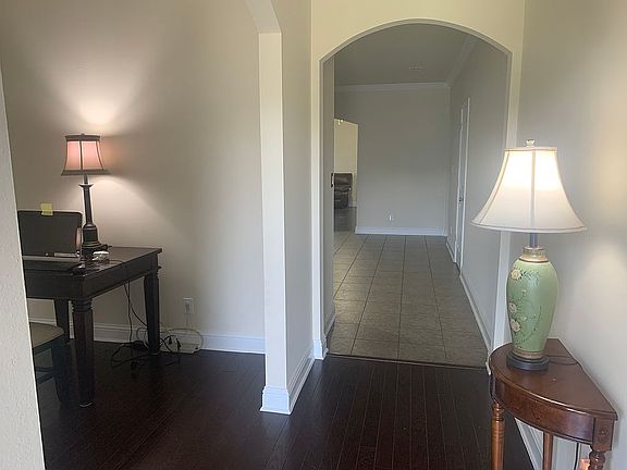 Foyer with flex room to left