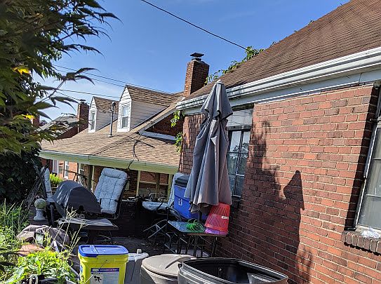 Front porch before organized