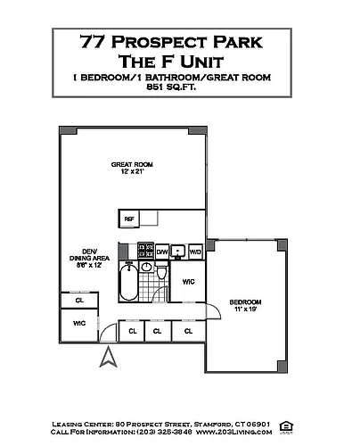 Floor plan 1 Bedroom