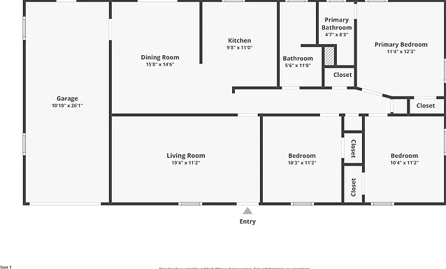 3 bed, 2.0 bath, 1094 sqft, $1,595 — Photo 2
