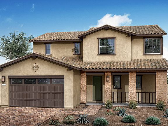 Sabino Plan Ranch Hacienda Exterior Style D