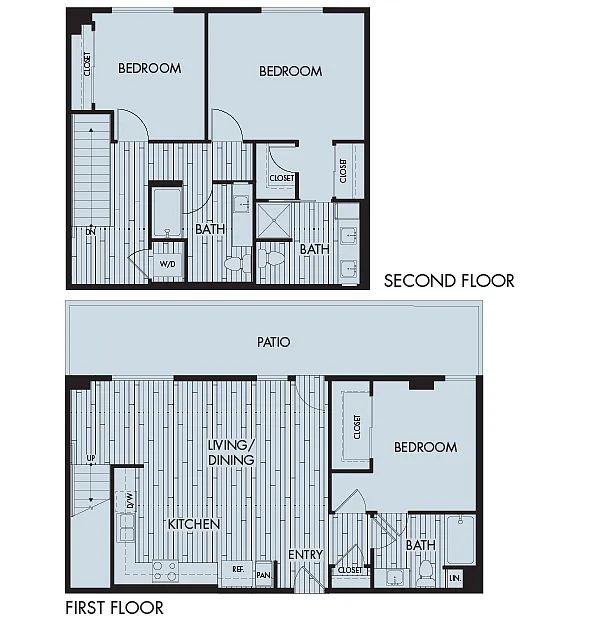 Floor plan Plan 3B Townhome