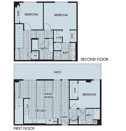 Floor plan Plan 3B Townhome