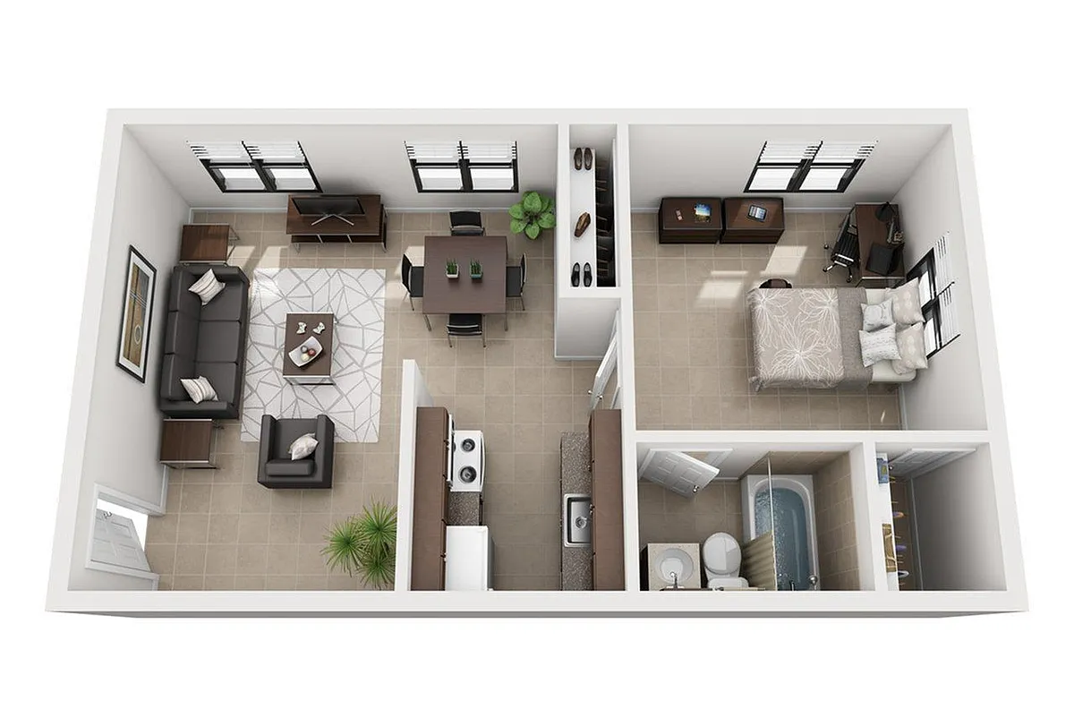 Floor plan Beach