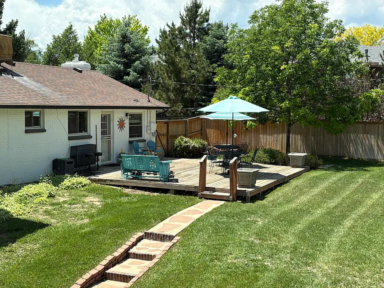 Backyard - back deck