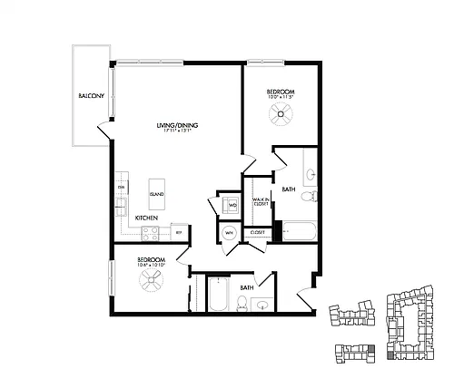 Floor plan tvr2D-2