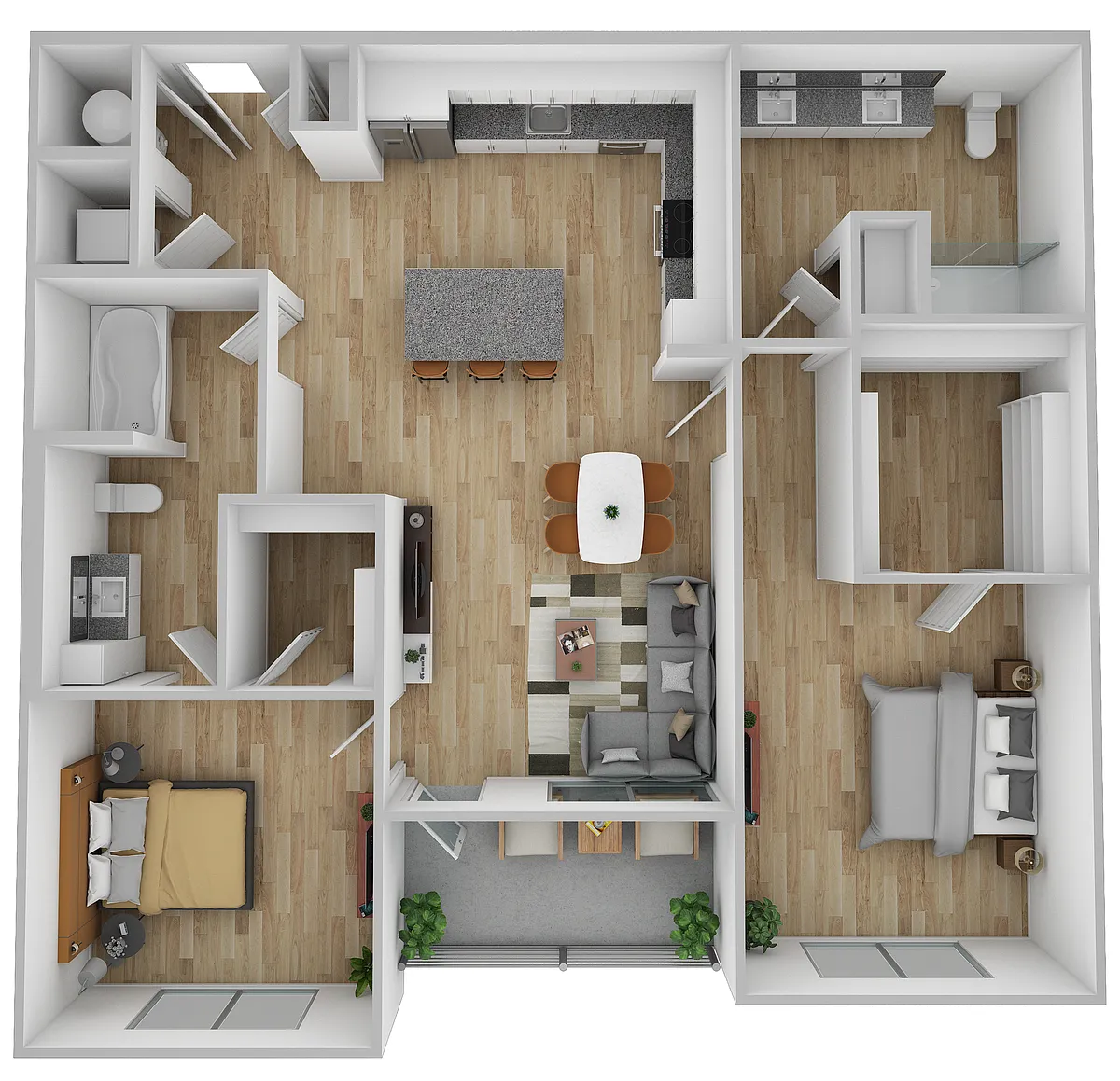 Floor plan B1