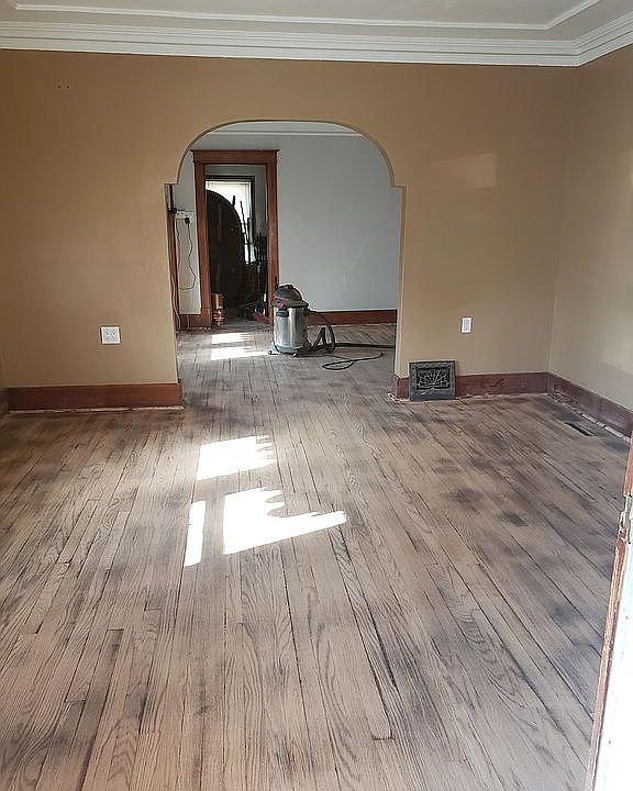 Burnished before finish