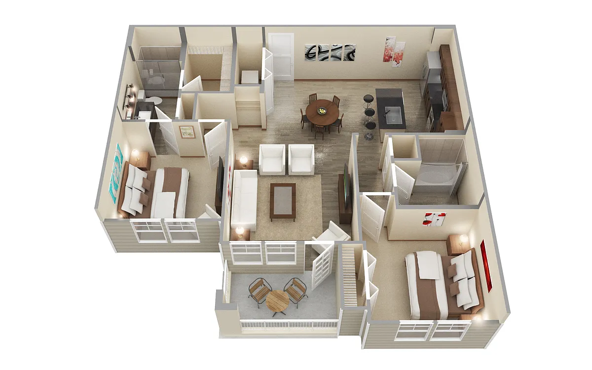 Floor plan B2 - Indigo