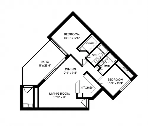 Floor plan B3