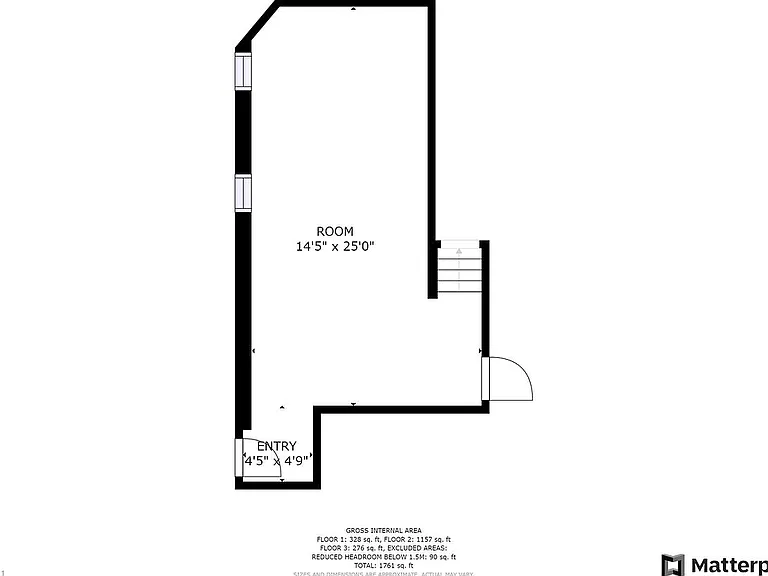 This room was made into a third bedroom. Closet was also added.