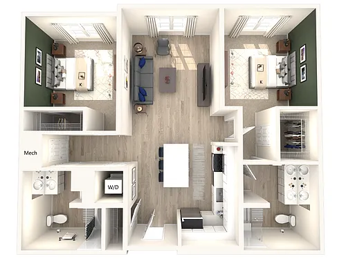 Floor plan B1B