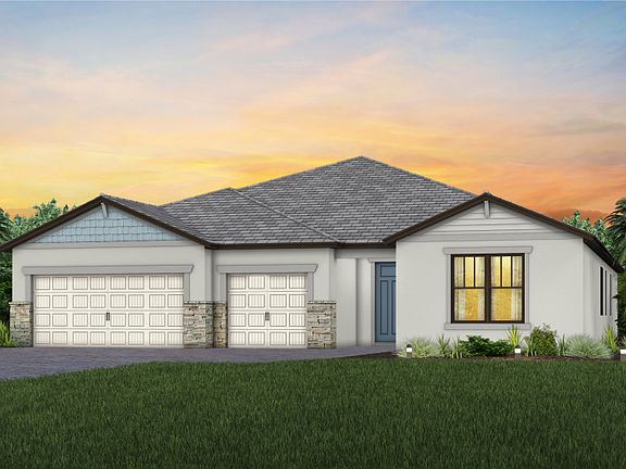 Elevation C1 with Stone