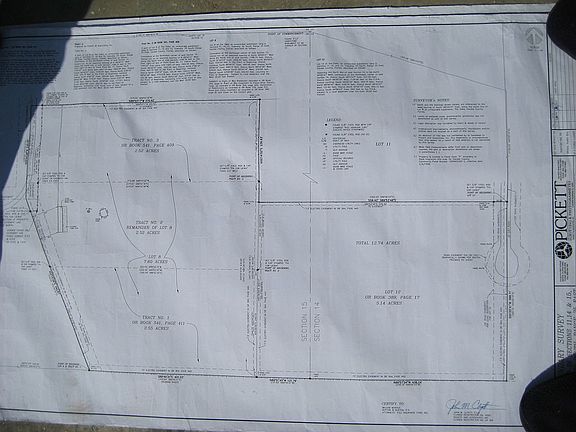 survey of 4 building lots