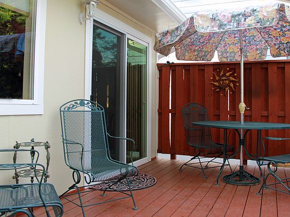 Redwood deck