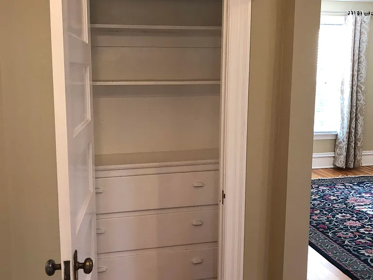Hall closet