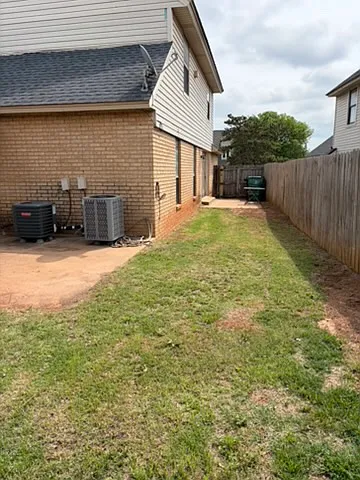 View of side yard.