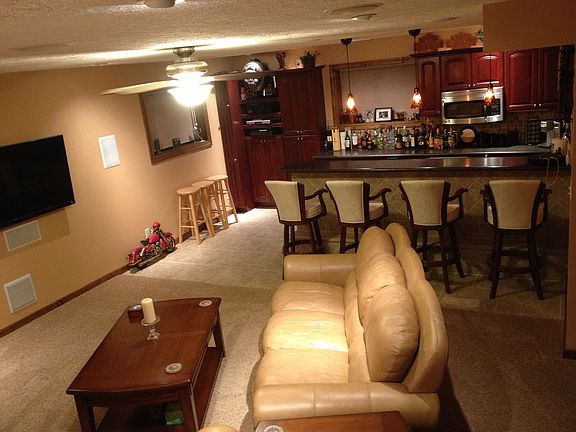 Family Room and Wet Bar