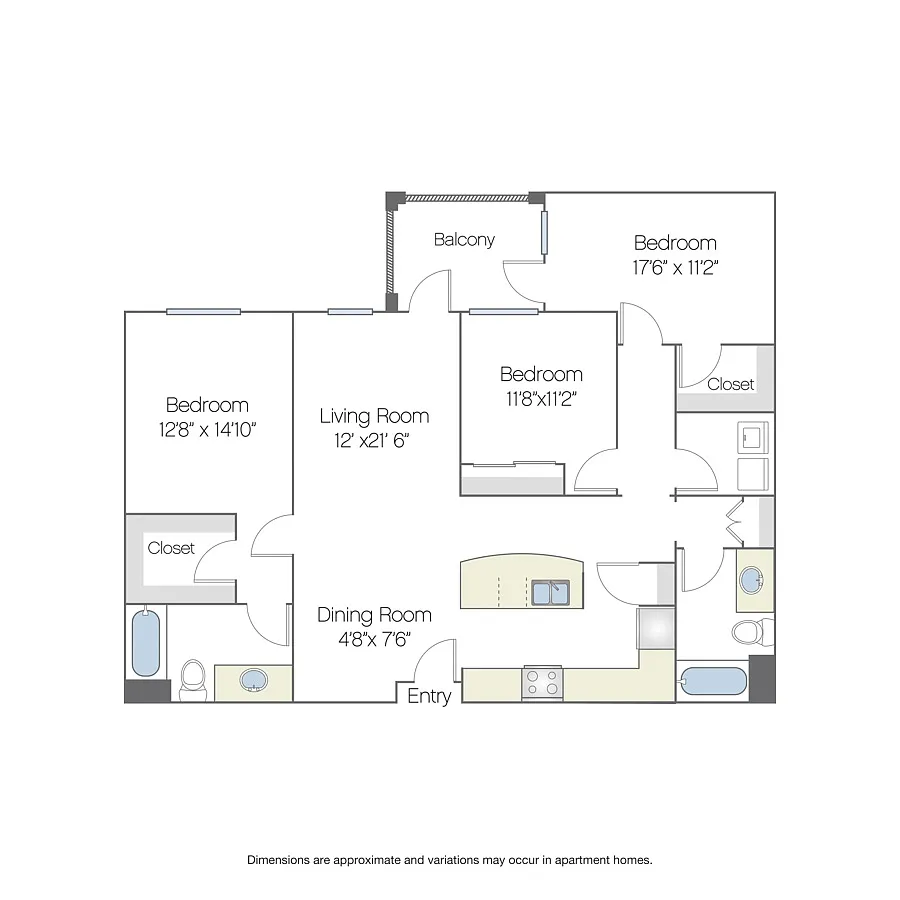 Floor plan Townsend Platinum