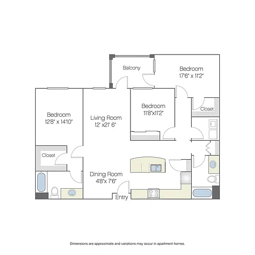 Floor plan Townsend Platinum
