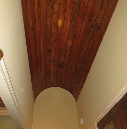 Barrel Ceiling in Foyer