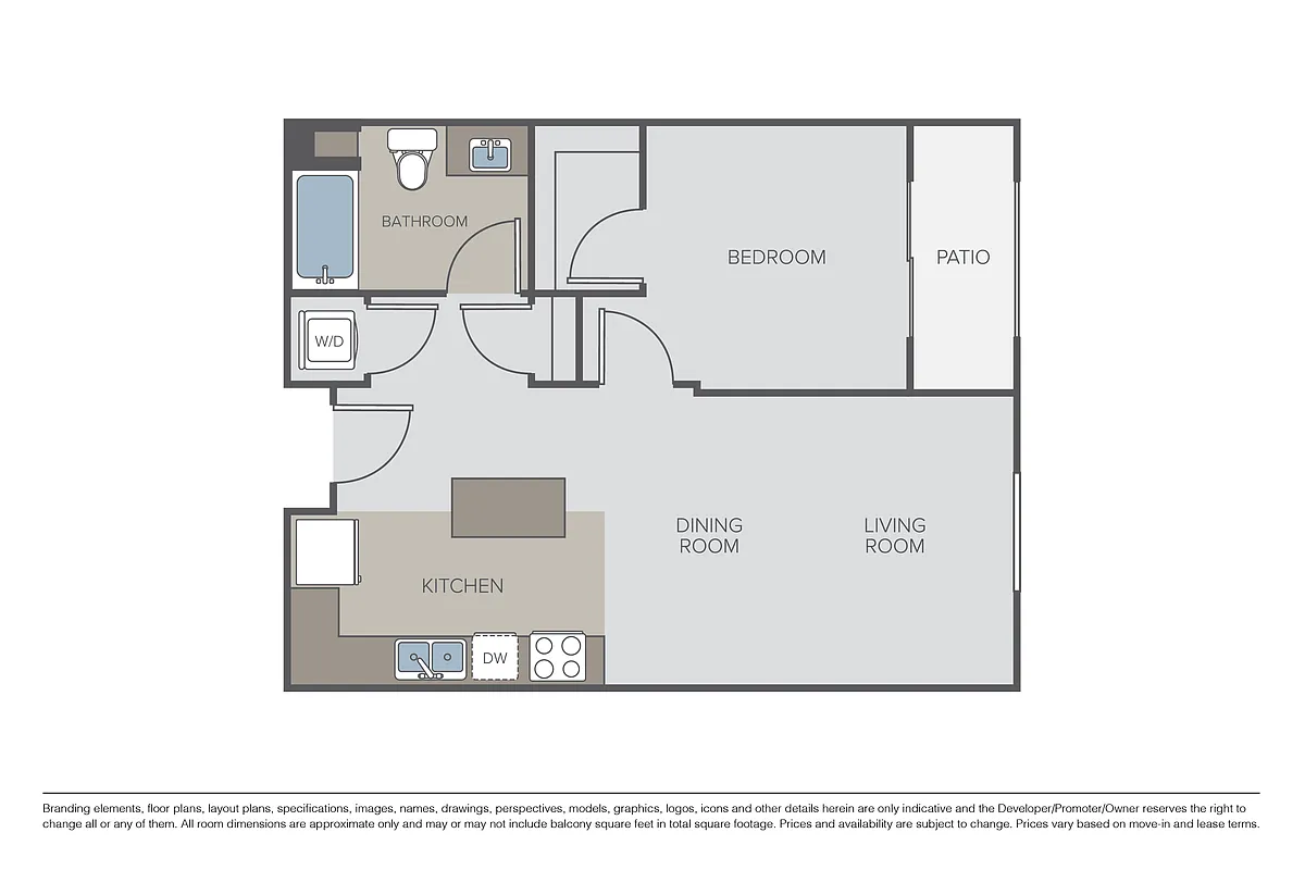 Floor plan Plan 1B