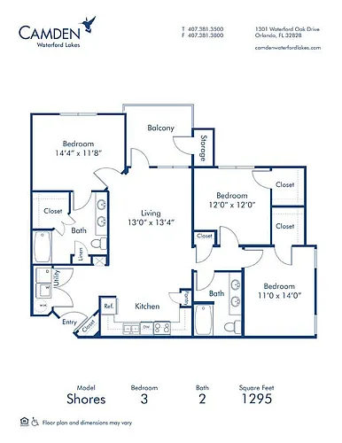 Floor plan Shores