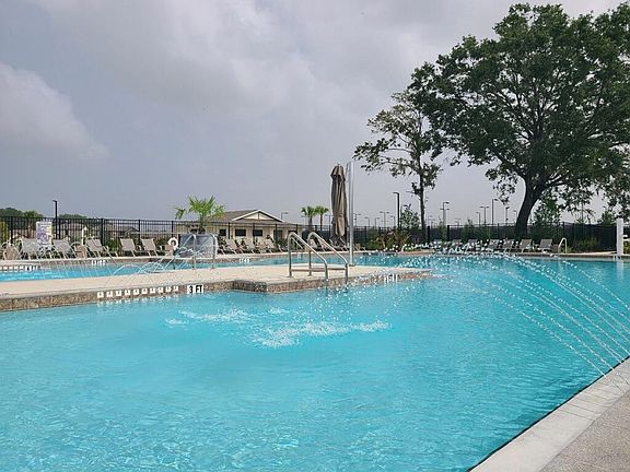 Resort style swimming pool