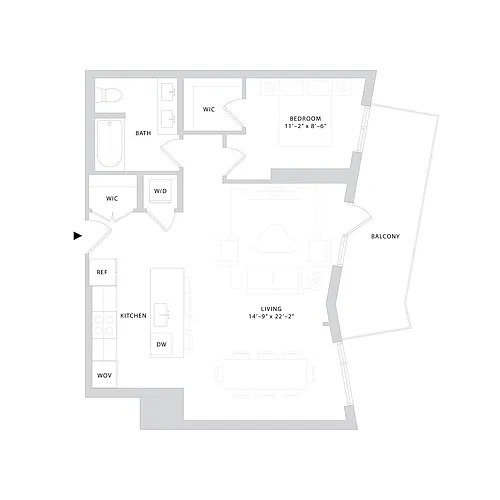 Floor plan PA1